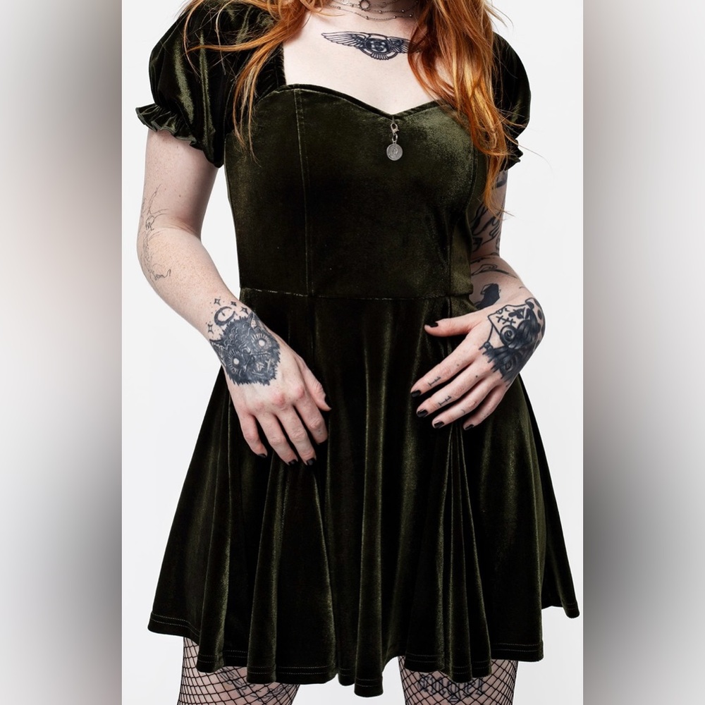 Verdant Corset Mini Dress
